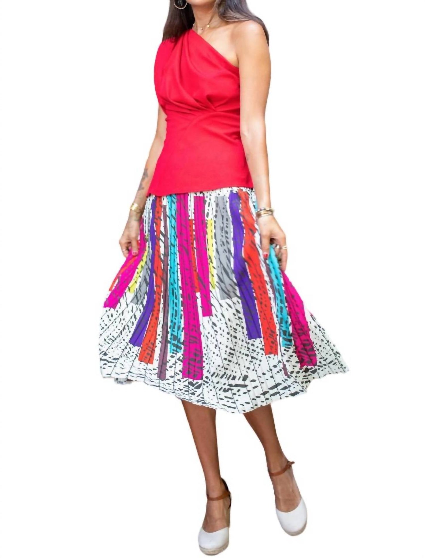 Eva Franco - Women's Ingrid Pleated Midi Skirt