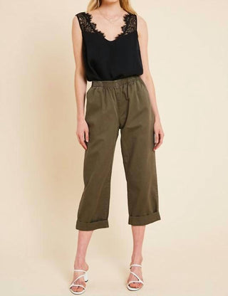 Wishlist - Satin Lace Trimmed Top