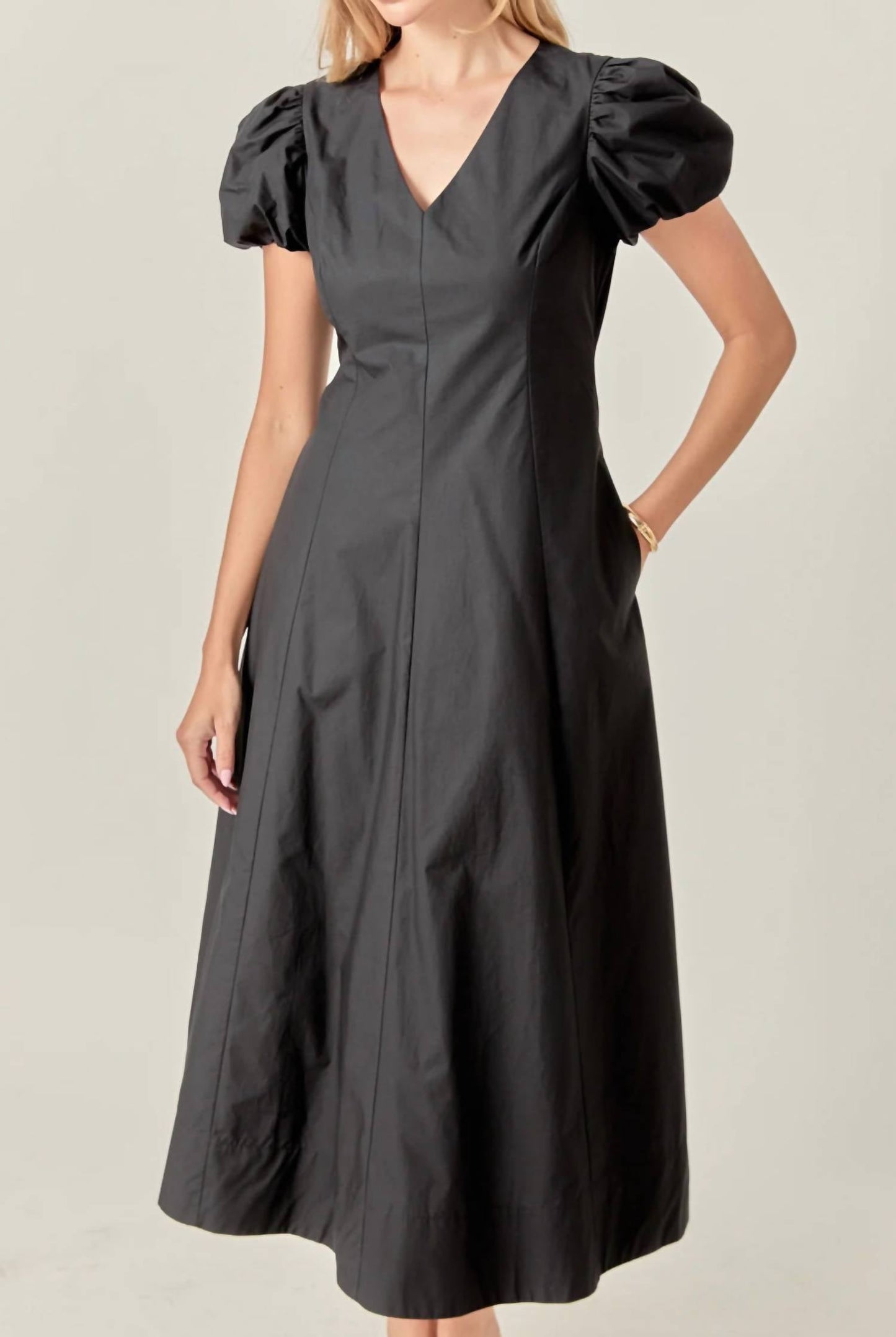 English Factory - Women's Deep V Maxi Dress