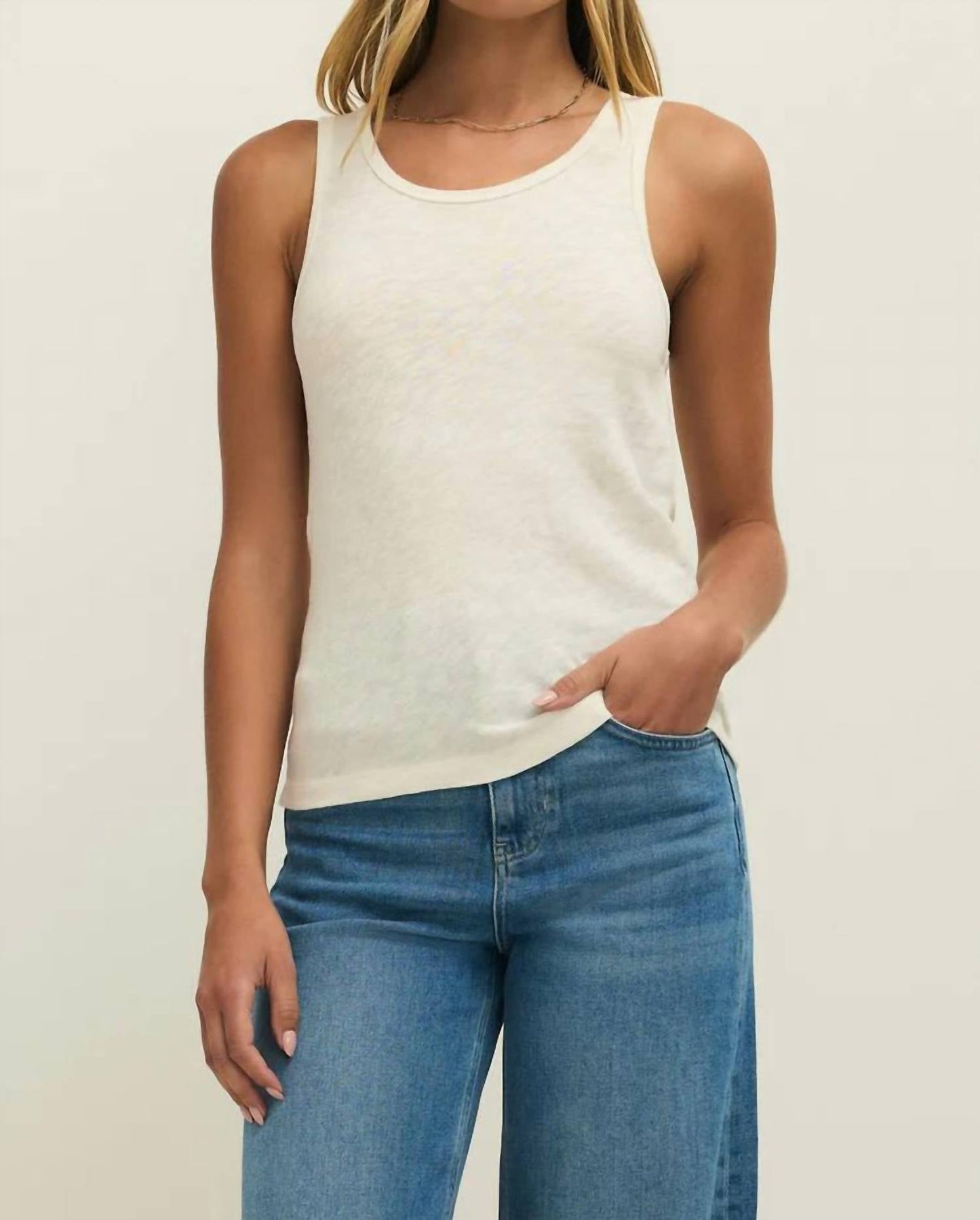 Z Supply - Women's Classic Slub Scoop Tank Top