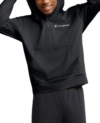 Champion Men's Quarter Zip Fitness Hoodie