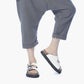 All Black - Women's Circle Buckle Lowform Sandal