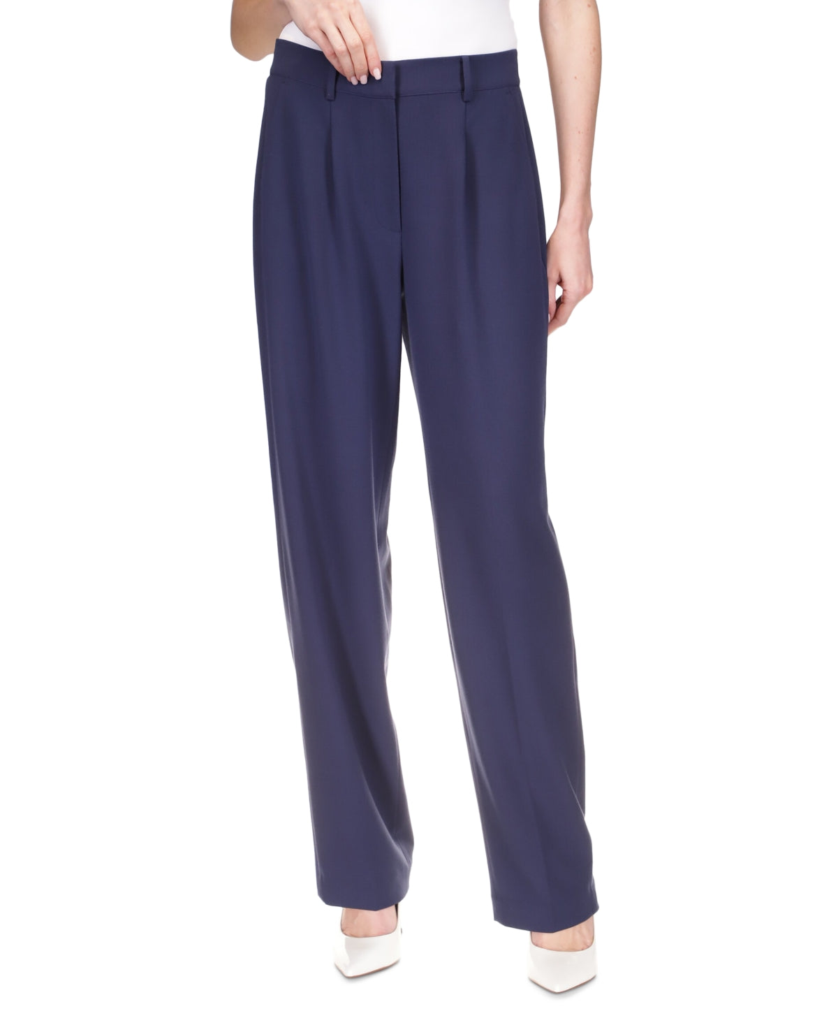 Michael Michael Kors Petite Ponte-Knit Suiting Pants
