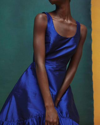 Amsale - Taffeta High Low Dress