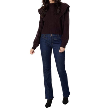 Paige - High Rise Manhattan Boot Front Welts Jean