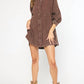 Entro - WASHED DENIM MINI DRESS
