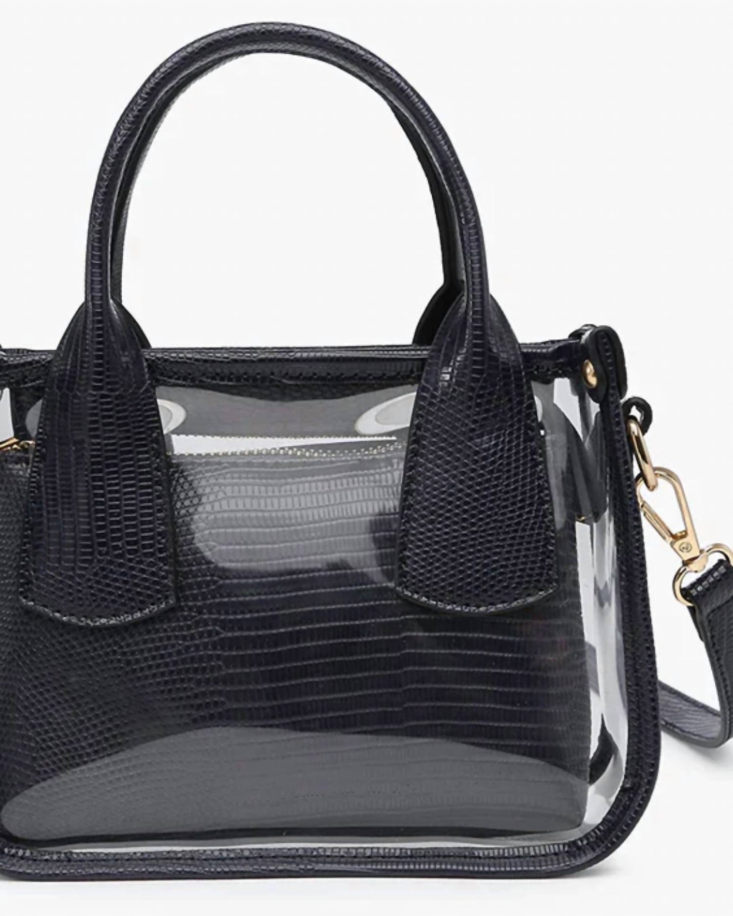 Jen & Co. - Women's Stacey Clear Satchel with Inner Bag