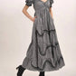 Celina Moon - Ebony V-neck Maxi Dress