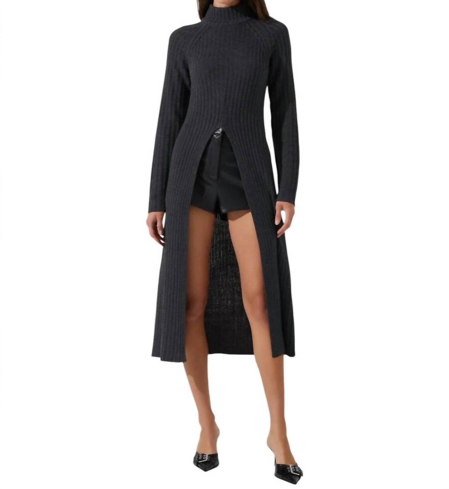 Astr - Estilo Long Sleeve Turtle Neck Sweater