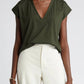 Frame - Le Mid Rise V-neck Tee