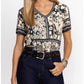 Johnny Was - THE JANIE FAVORITE SHORT SLEEVE V-NECK SWING TEE