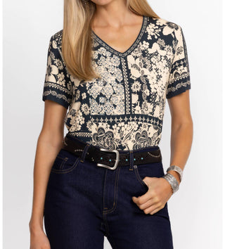 Johnny Was - THE JANIE FAVORITE SHORT SLEEVE V-NECK SWING TEE