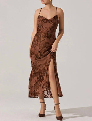 Astr - Gaia Burnout Midi Dress