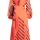 Hutch - Lindie Geo Print Long Sleeve Wrap Dress