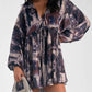 Elan - LONG SLEEVE PRINT DRESS