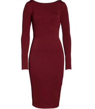 Katie May - Surrender Drape Cowl Back Midi Dress