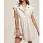 Wishlist - Stay When It's Tough Collared Sleeveless Mini Dress
