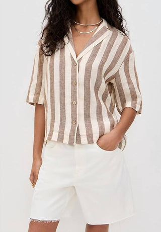 Faherty - Palma Linen Camp Shirt