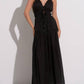 Elan - Mindy Tie Front Maxi Dress