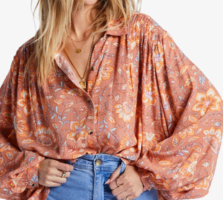 Billabong - Day After Day Oversized Button-down Shirt