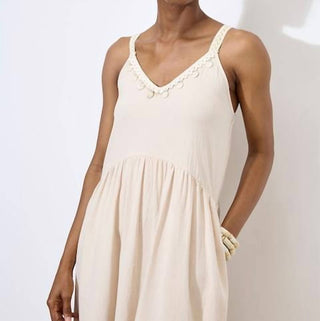 Apricot - Shell Detail Midmaxi Dress