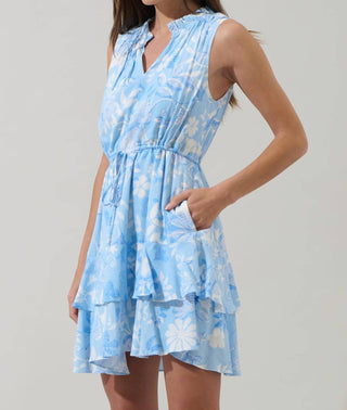 Sugarlips - Seraphina Floral Mindi Ruffle Mini Dress