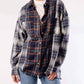 Blu Pepper - Patchwork Button Down Shirt