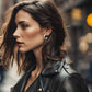 Jagged Halo Jewelry - Women's Ayla Huggie Hoop Earrings
