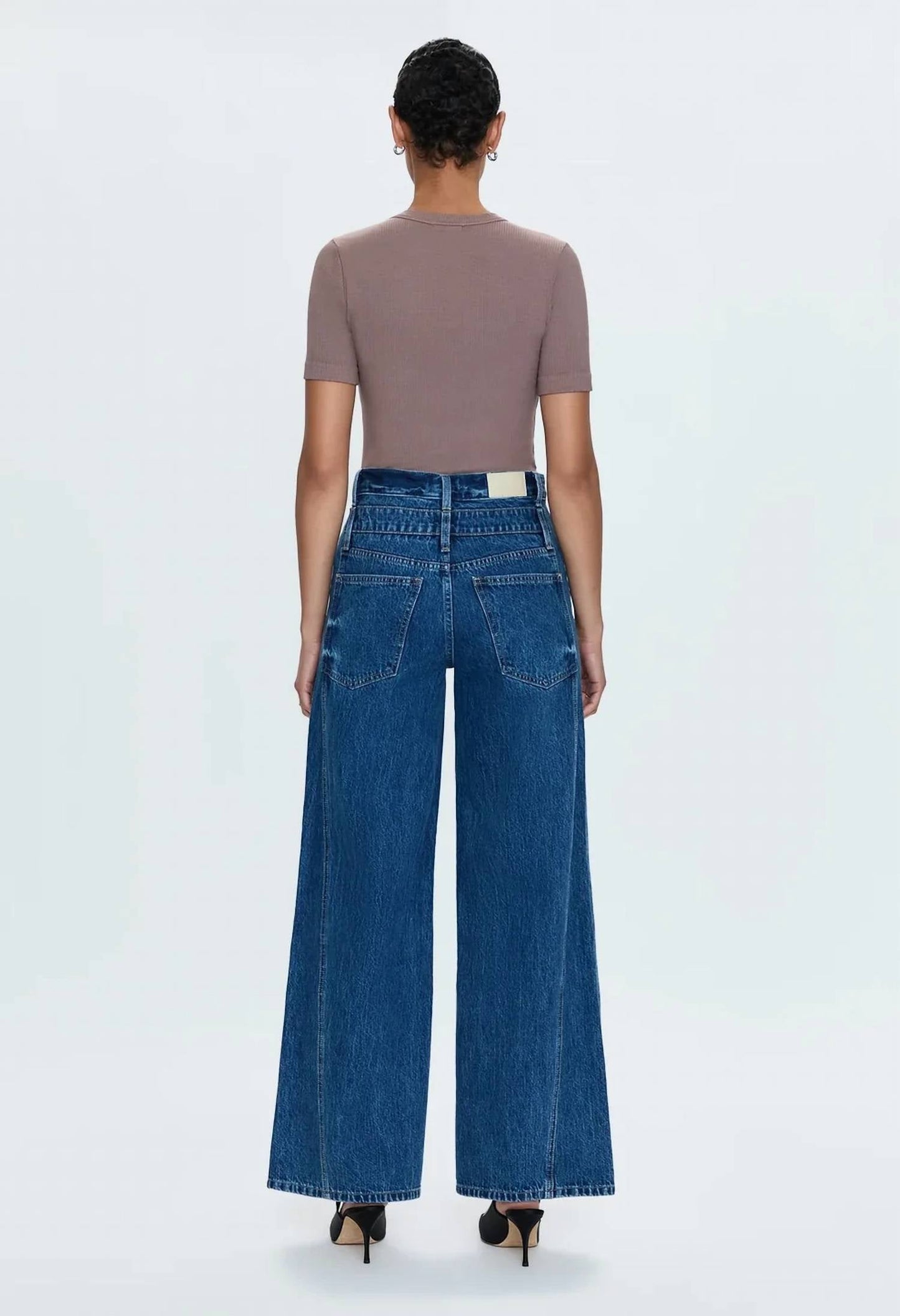 Pistola - Caleb Relaxed Stacked Waist High Rise Jean