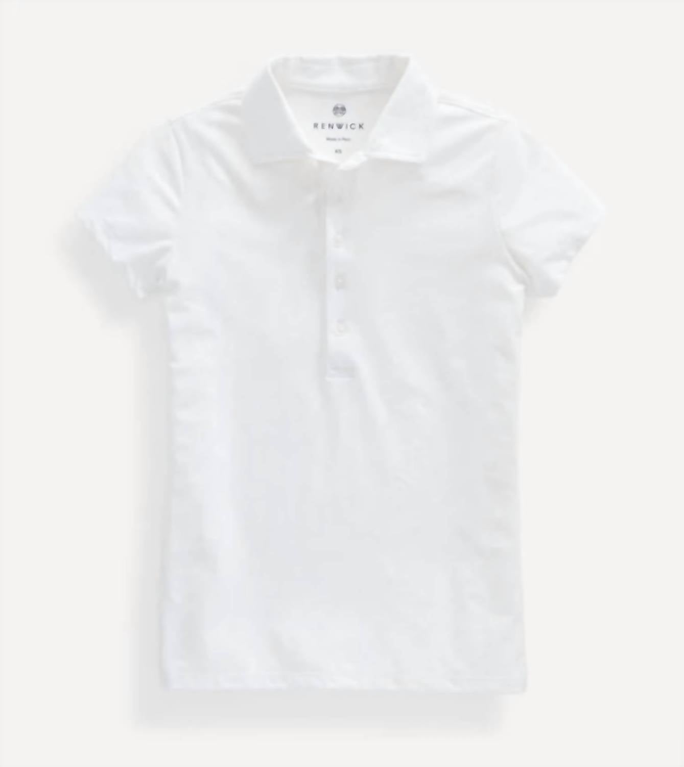 Renwick - Solid Short Sleeve Stretch Polo Top