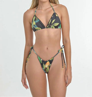 Steffany Milano - Citrus Muse Tie-side Bikini Set