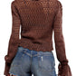 Free People - Pointelle Pullover Sweater