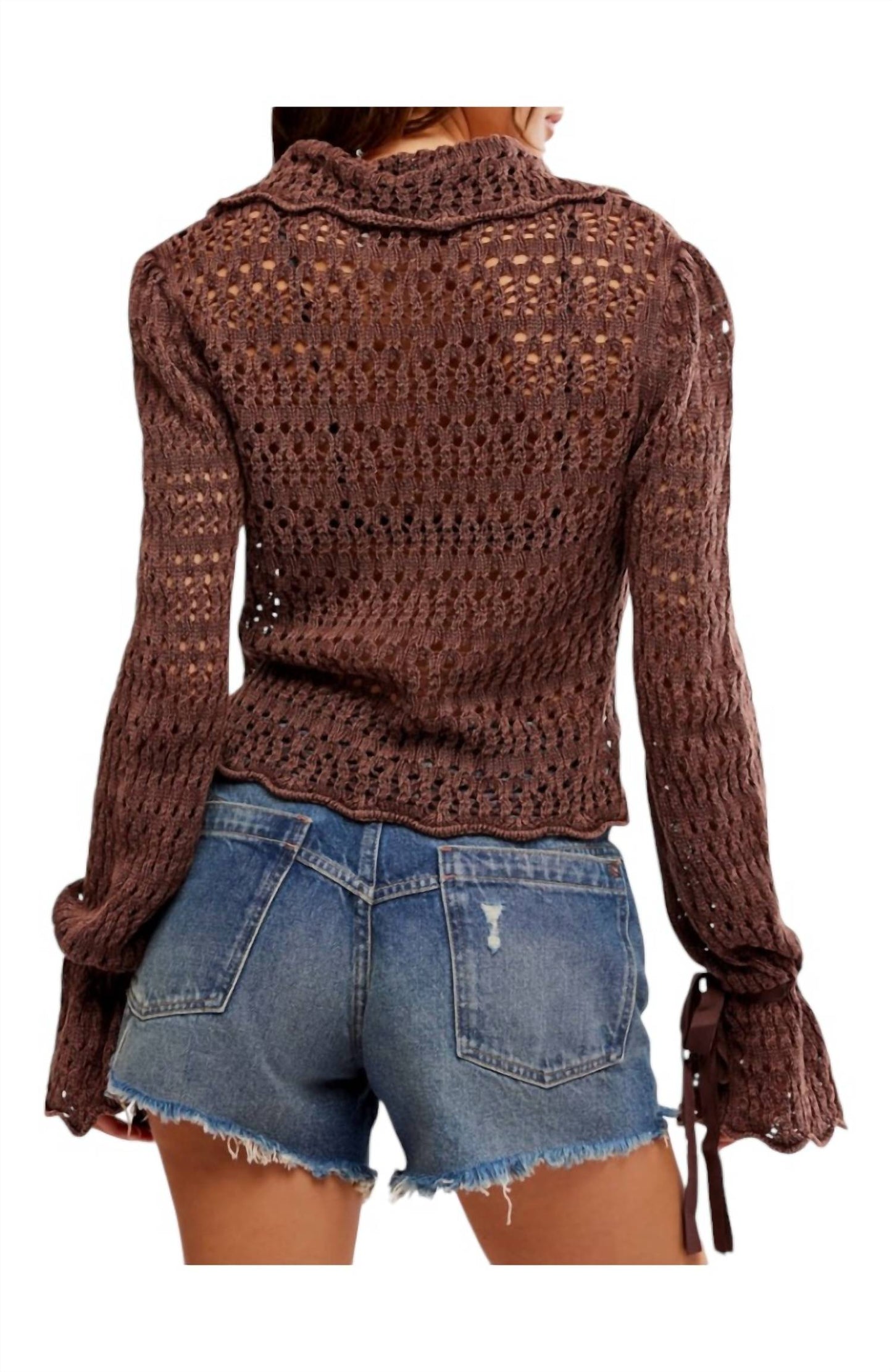 Free People - Pointelle Pullover Sweater