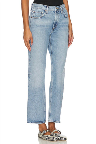 Agolde - Valen Mid Rise Ankle Straight Jeans