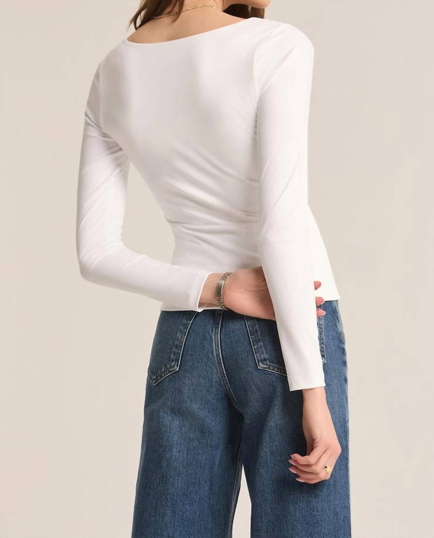 Z Supply - Avala Long Sleeve V-neck Top