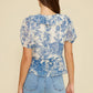 Lucy Paris - Bee Ruffle Short Sleeve Top