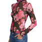 Generation Love - Tyla Floral Mesh Top