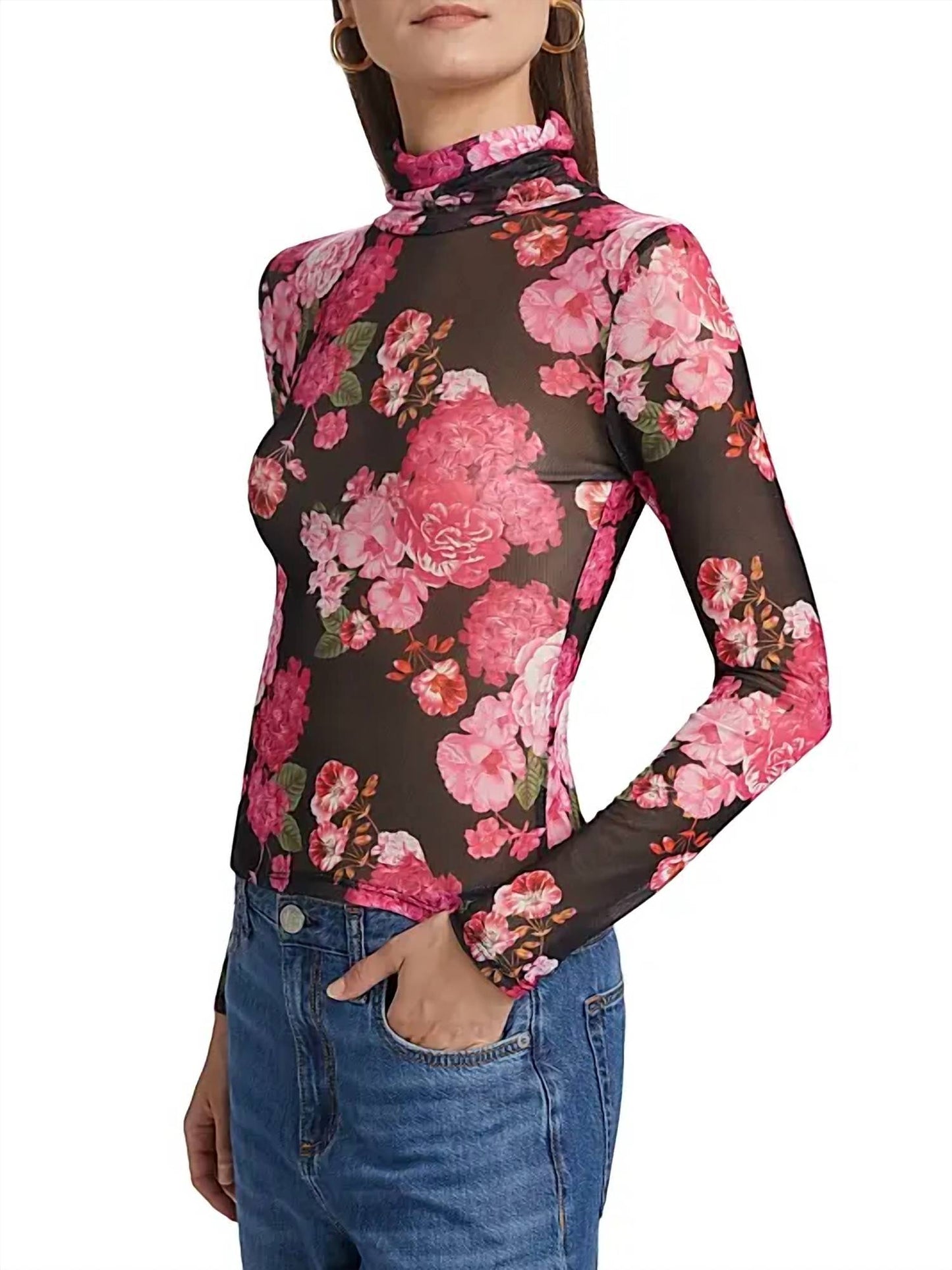 Generation Love - Tyla Floral Mesh Top