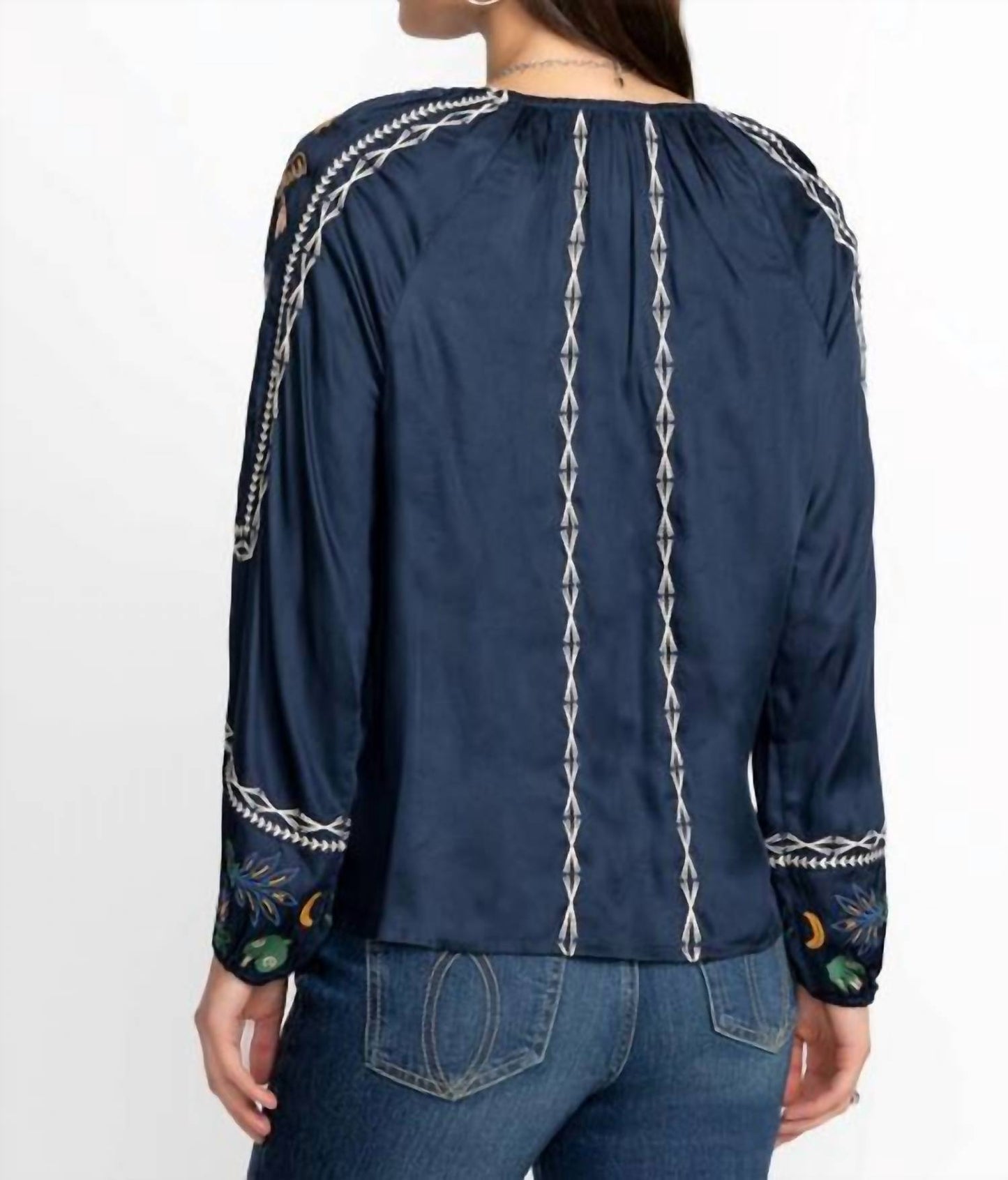 Johnny Was - RAELYN RAGLAN BLOUSE DEL MAR