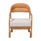 Honey Rattan Accent Chair