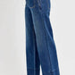 Risen - Elastic Band Wide Leg Jeans