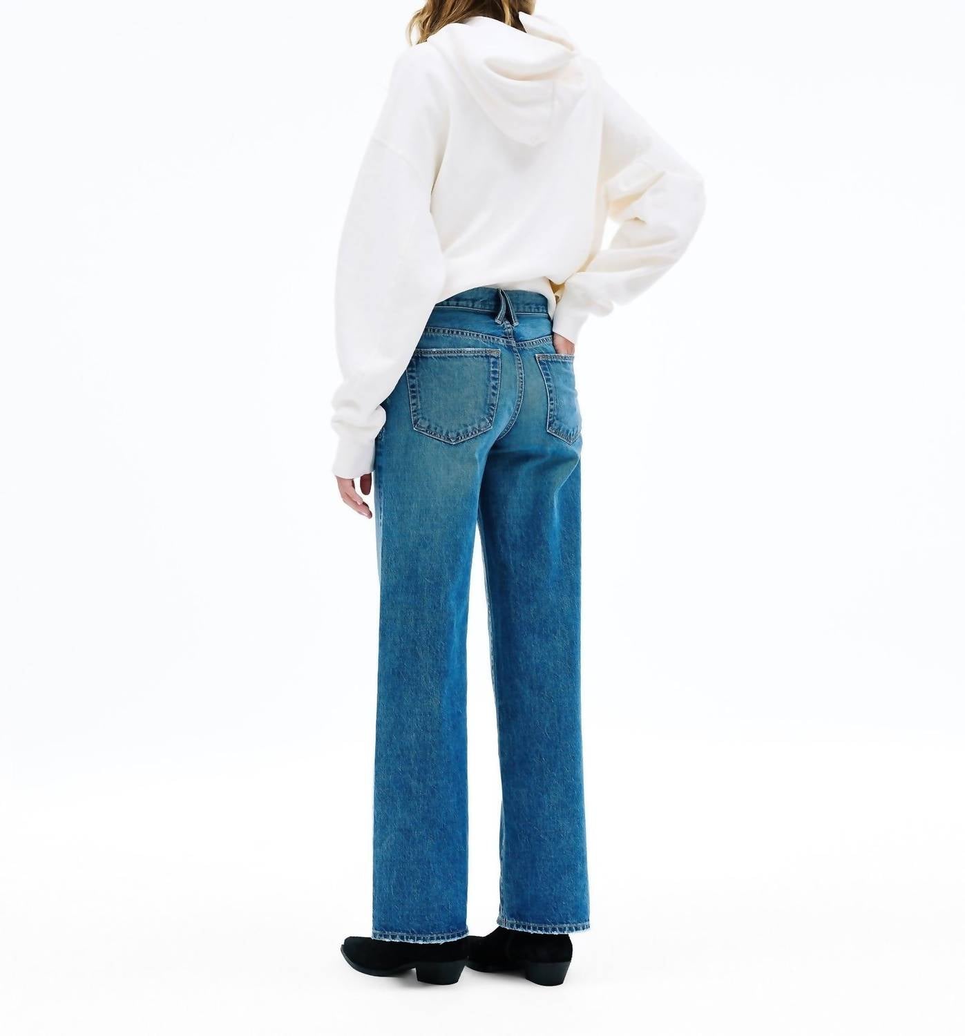 Slvrlake - Jazmine Mid Rise Straight Leg Jeans