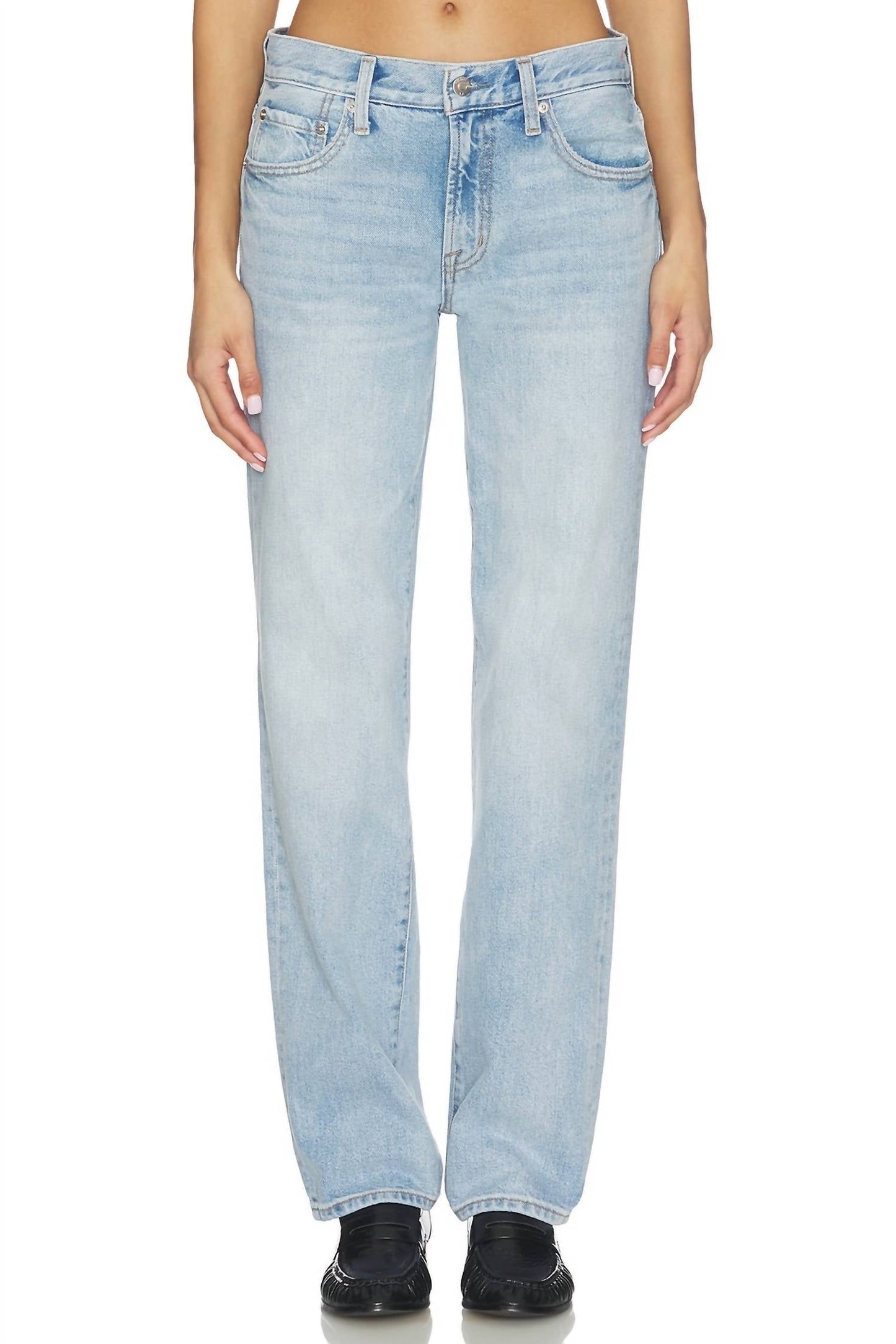 Pistola - Issa Mid Rise Relaxed Straight Jean