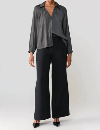 Sanctuary - Casually Cute Sateen Blouse