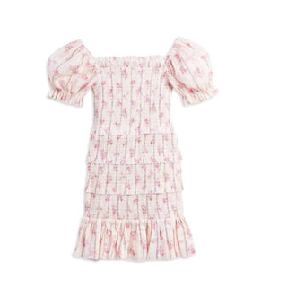 Katie J Nyc - Girl's Laila Short Sleeve Floral Dress