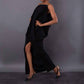 Burberry - Crystal And Chain Detail Stretch Jersey Sleeveless Gown