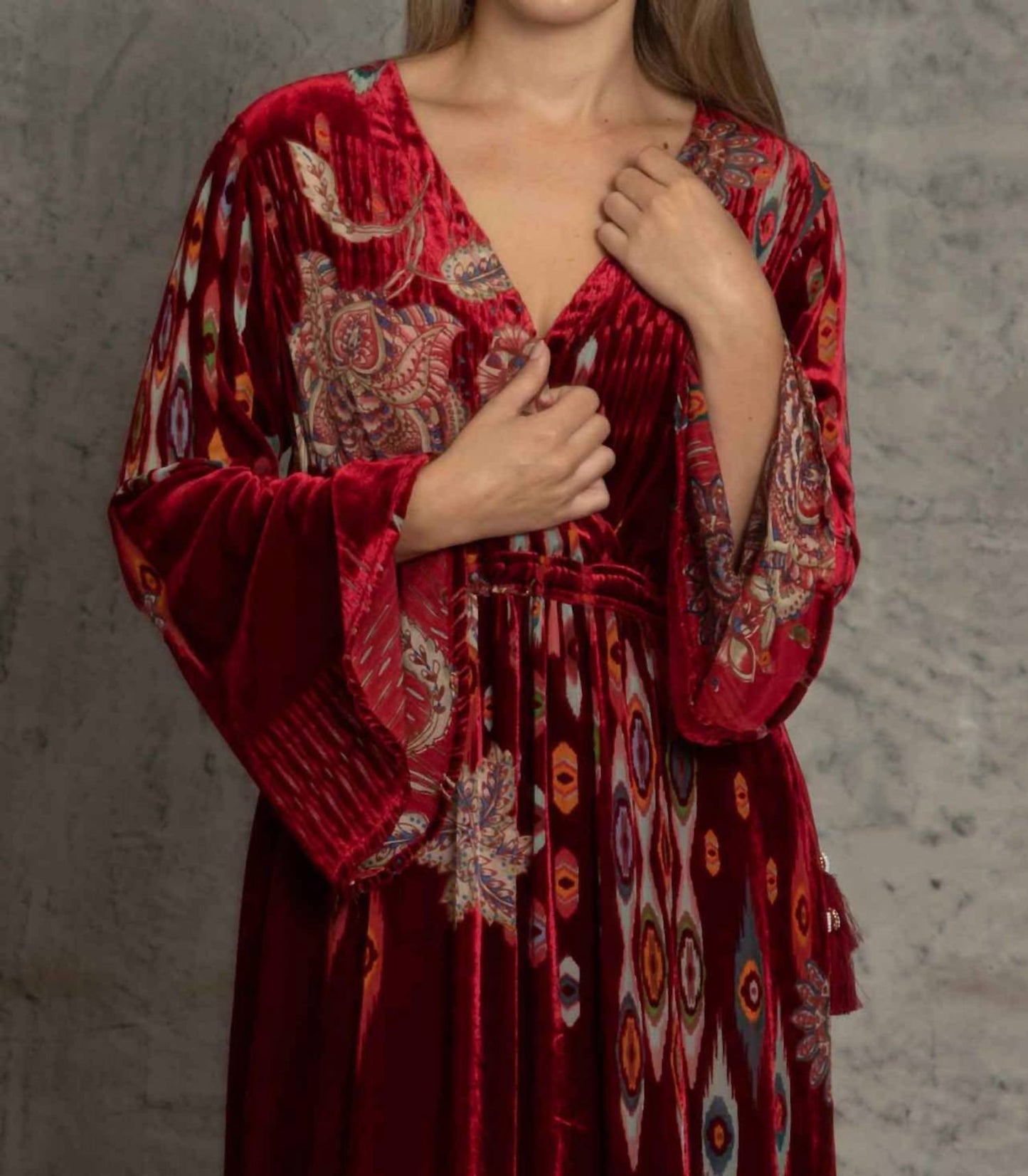 Johnny Was - Feather Burnout Stefani Dress