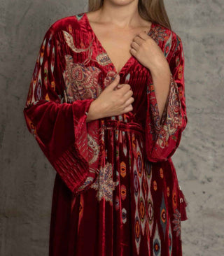 Johnny Was - Feather Burnout Stefani Dress