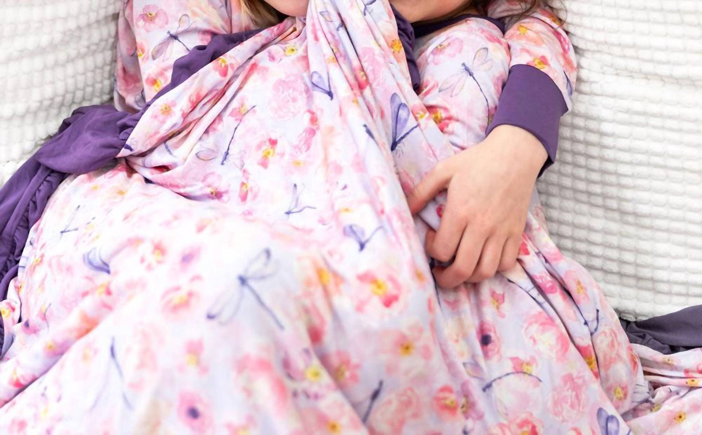 Laree + Co. - Elmerial Bamboo Ruffle Toddler Blanket