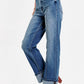 Dear John Denim - Holly Super High Rise Cuffed Straight Jeans